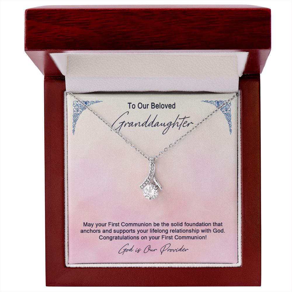 Granddaughter First Communion Gift | Christening Gift Present for Granddaughter | Baptism Gift Girl Present From Grandparents
