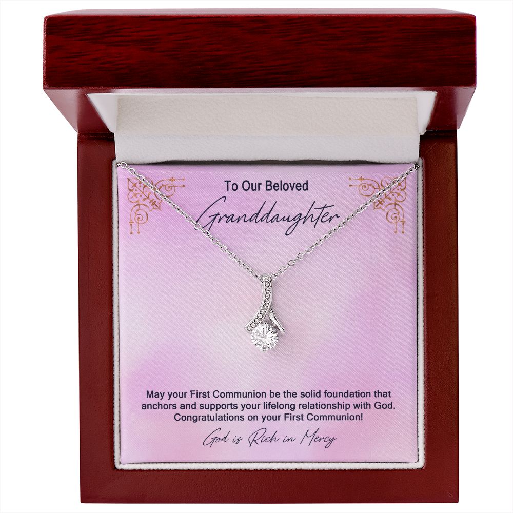 Granddaughter First Communion Gift | Confirmation Gift Present for Granddaughter | Holy Confirmation Gift Girl Present From Grandparents
