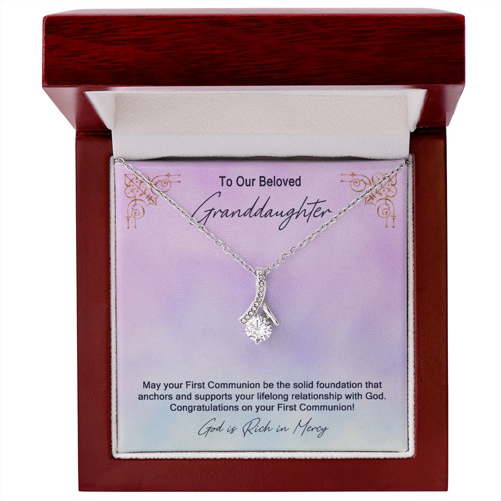 Granddaughter First Communion Gift | Confirmation Gift Present for Granddaughter | Holy Confirmation Gift Girl Present From Grandparents