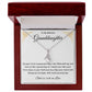 1st Communion Gifts for Granddaughter, Christening, Baptism, Confirmation, Necklace & Meaningful Message in Gift Box from Grandmother