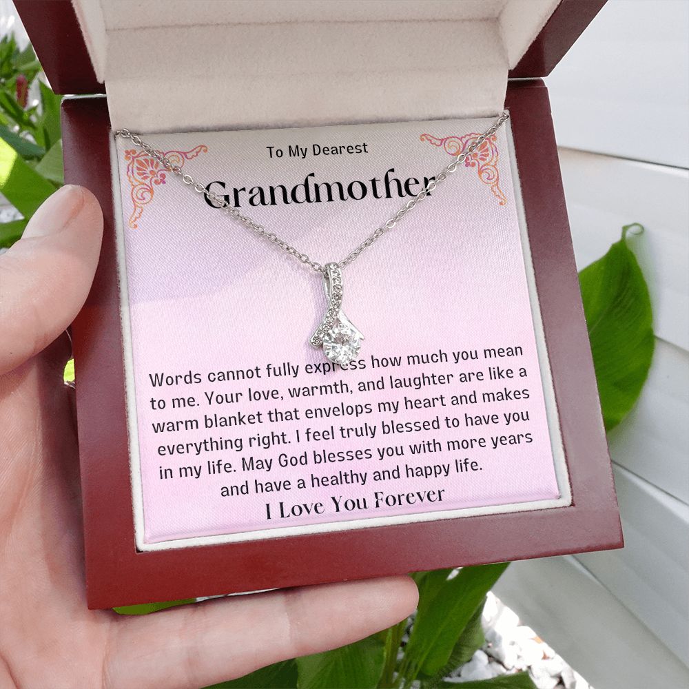 Grandmother Necklace from Granddaughter | Precious Nana Jewerly, Nana Necklace, Best Grandma Jewelry Gift for Nana,  Linking You and Nana