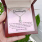 1st Communion Gifts for Granddaughter, Christening, Baptism, Confirmation, Necklace & Meaningful Message in Gift Box from Grandmother