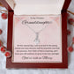 1st Communion Gifts for Granddaughter, Christening, Baptism, Confirmation, Necklace & Meaningful Message in Gift Box from Grandmother