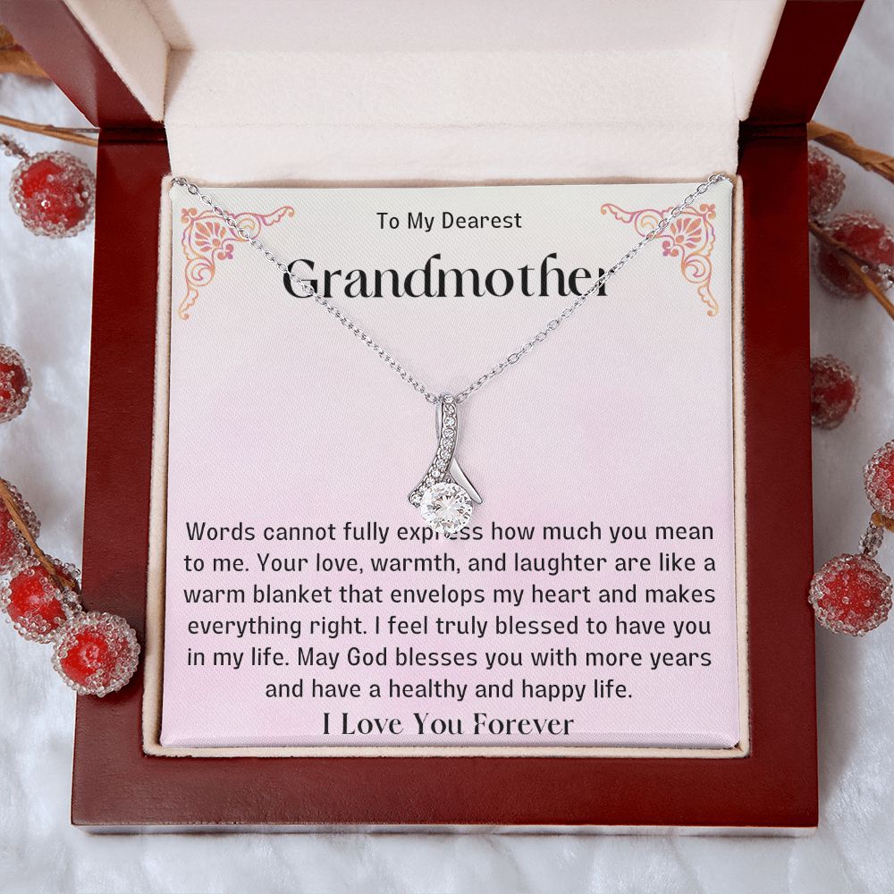 Grandmother Necklace from Granddaughter | Precious Nana Jewerly, Nana Necklace, Best Grandma Jewelry Gift for Nana,  Linking You and Nana
