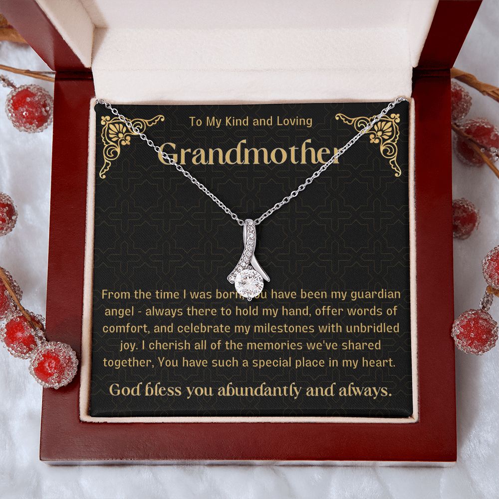 Grandmother Necklace from Granddaughter | Precious Nana Jewerly, Nana Necklace, Best Grandma Jewelry Gift for Nana,  Linking You and Nana