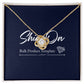 Golden Necklace and message card