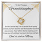 1st Communion Gifts for Granddaughter, Christening, Baptism, Confirmation, Necklace & Meaningful Message in Gift Box from Grandmother