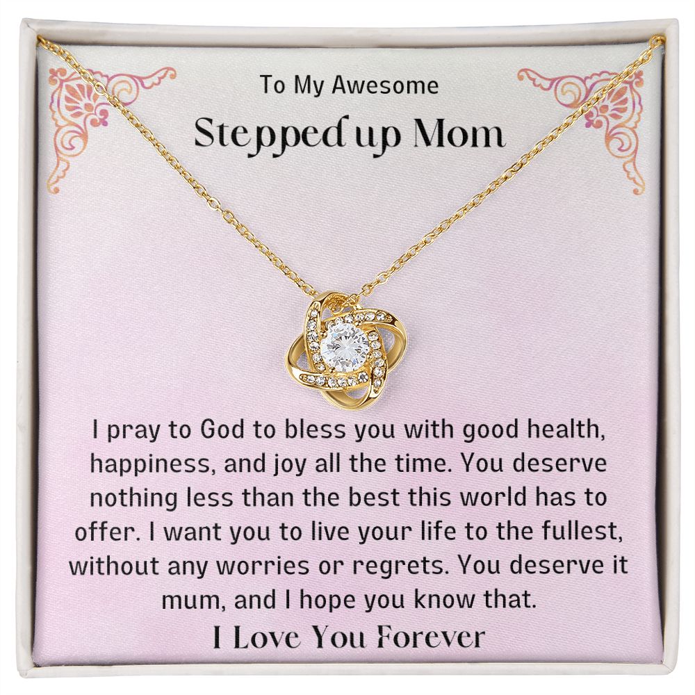 Stepped Up Mom Knot Necklace 2