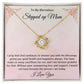 Stepped Up Mom Knot Necklace 6