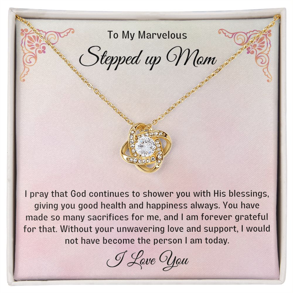 Stepped Up Mom Knot Necklace 6