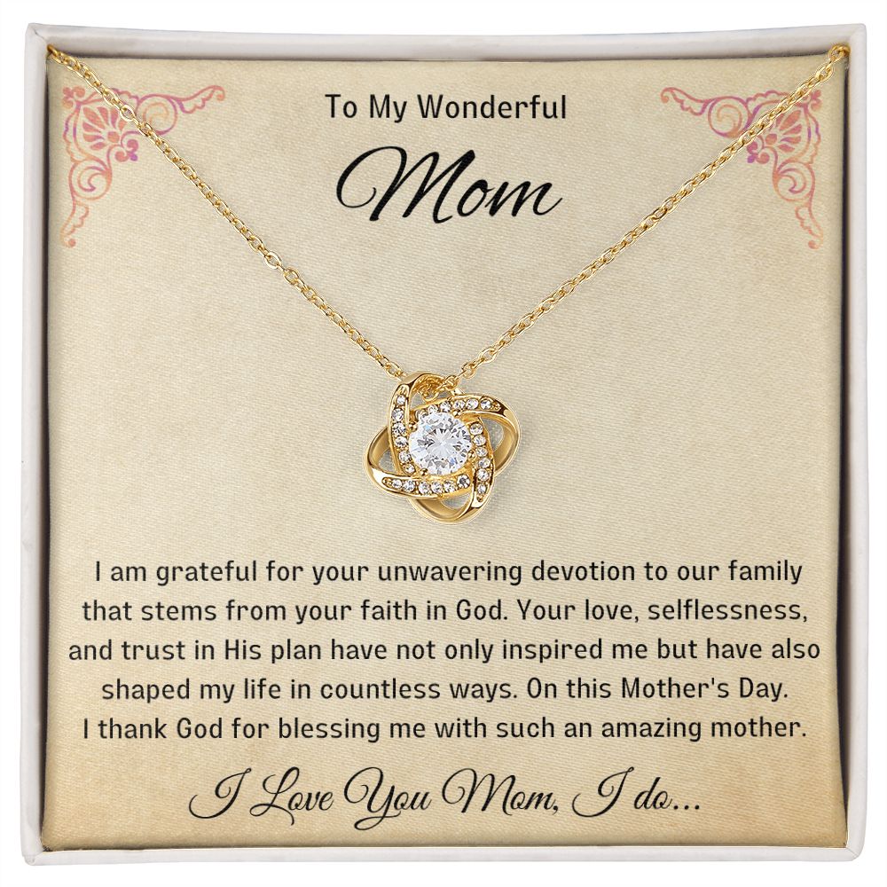 Mum Knot Necklace