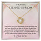 Stepped Up Mom Knot Necklace 18