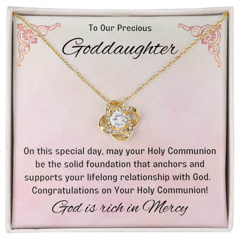 Goddaughter 1st Communion Gifts, Christening, Catholic Gift, Confirmation, Girl Necklace & Best Wishes in Gift Box from Godmother