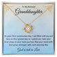 1st Communion Gifts for Granddaughter, Christening, Baptism, Confirmation, Necklace & Meaningful Message in Gift Box from Grandmother