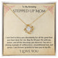 Stepped Up Mom Knot Necklace 20