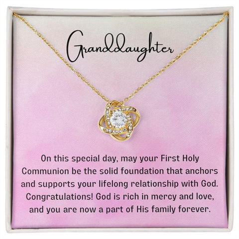 Granddaughter First Communion Gift | Confirmation Gift Present for Granddaughter | Holy Confirmation Gift Girl Present From Grandparents