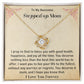 Stepped Up Mom Knot Necklace 4