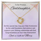 Goddaughter 1st Communion Gifts, Christening, Catholic Gift, Confirmation, Girl Necklace & Best Wishes in Gift Box from Godmother