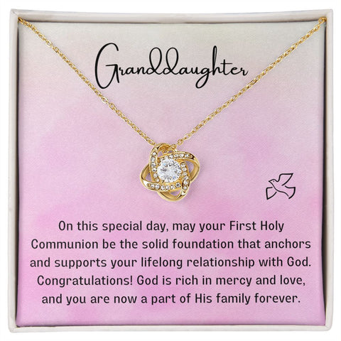 Granddaughter First Communion Gift | Confirmation Gift Present for Granddaughter | Holy Confirmation Gift Girl Present From Grandparents