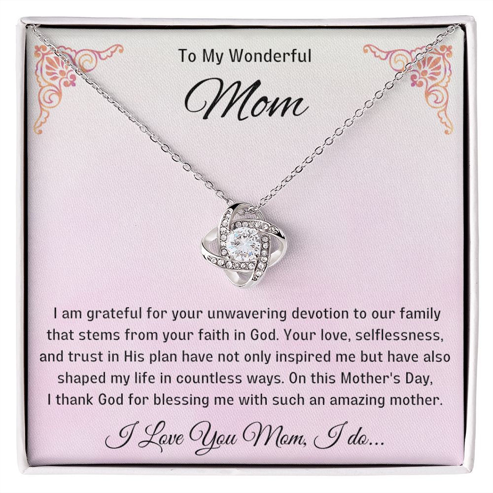 Mum Knot Necklace