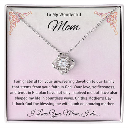 Mum Knot Necklace