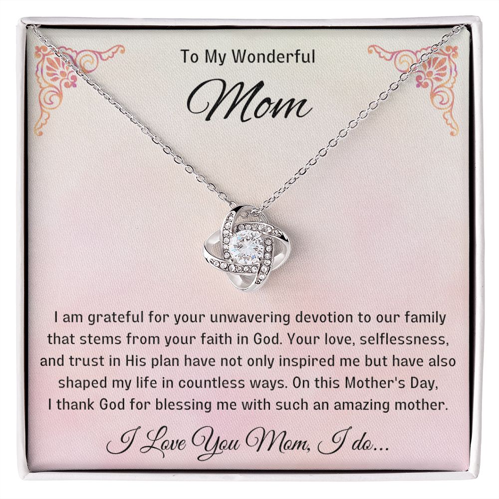 Mum Knot Necklace
