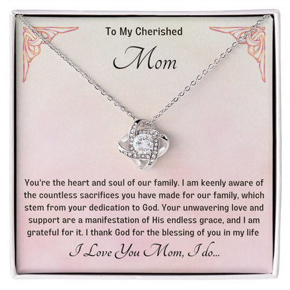 Mum Knot Necklace