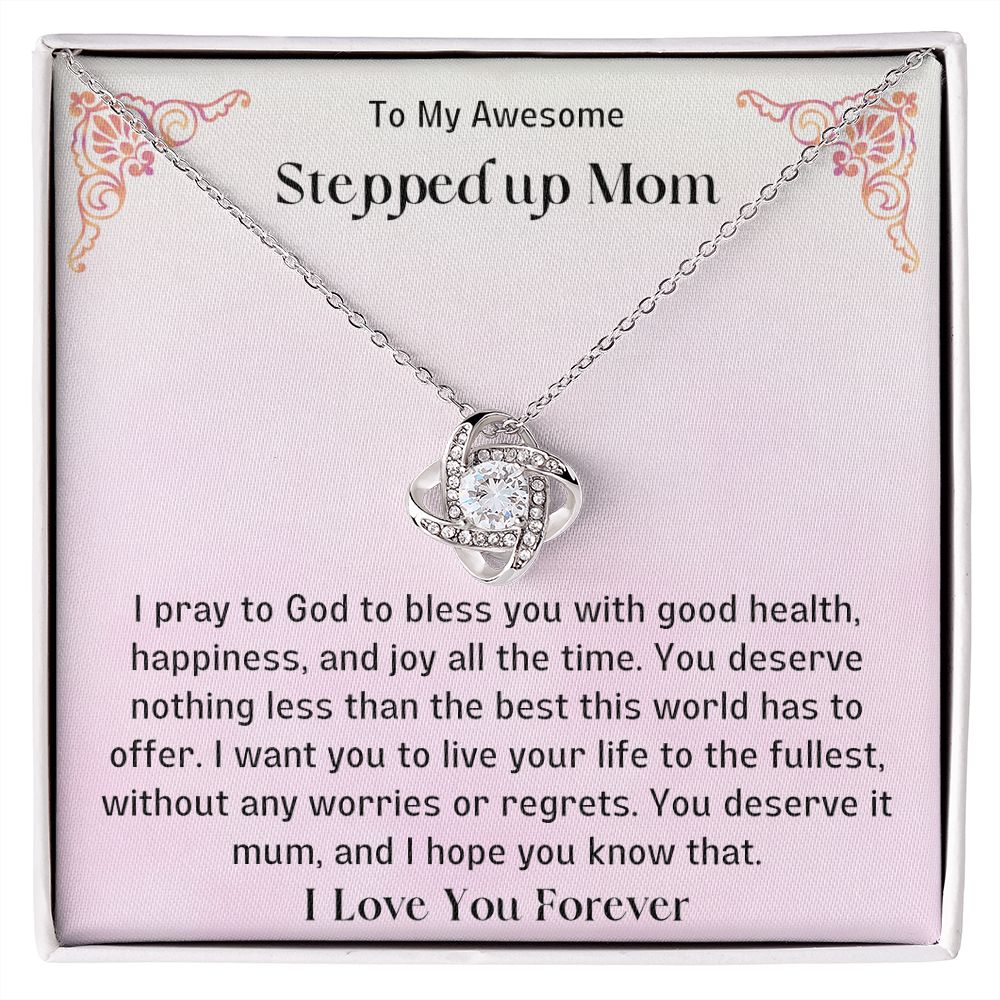 Stepped Up Mom Knot Necklace 2