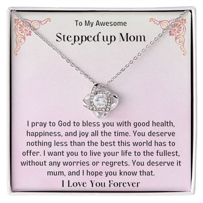 Stepped Up Mom Knot Necklace 2