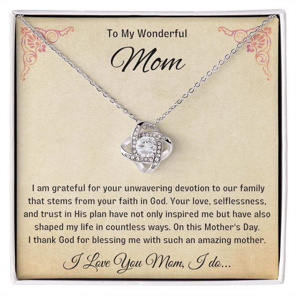 Mum Knot Necklace