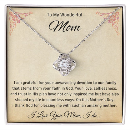 Mum Knot Necklace