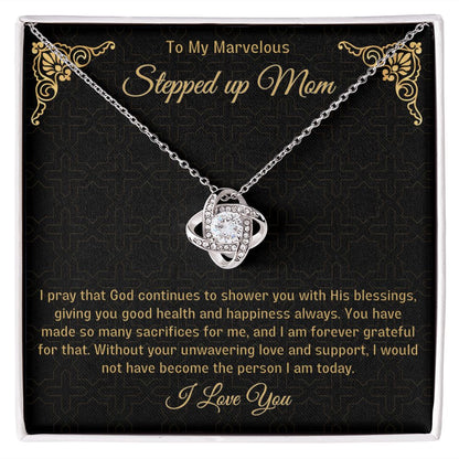 Stepped Up Mom Knot Necklace 8