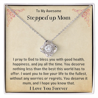 Stepped Up Mom Knot Necklace 4