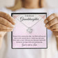1st Communion Gifts for Granddaughter, Christening, Baptism, Confirmation, Necklace & Meaningful Message in Gift Box from Grandmother