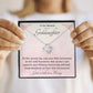 Goddaughter 1st Communion Gifts , Christening, Baptism, Confirmation, Necklace & Meaningful Message in Gift Box from Godmother