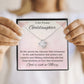 Goddaughter 1st Communion Gifts, Christening, Catholic Gift, Confirmation, Girl Necklace & Best Wishes in Gift Box from Godmother