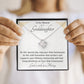 Goddaughter 1st Communion Gifts , Christening, Baptism, Confirmation, Necklace & Meaningful Message in Gift Box from Godmother