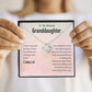 Baptism Gift Girl Present From Grandparents | Granddaughter Christening Gift | Christening Gift Present for Granddaughter