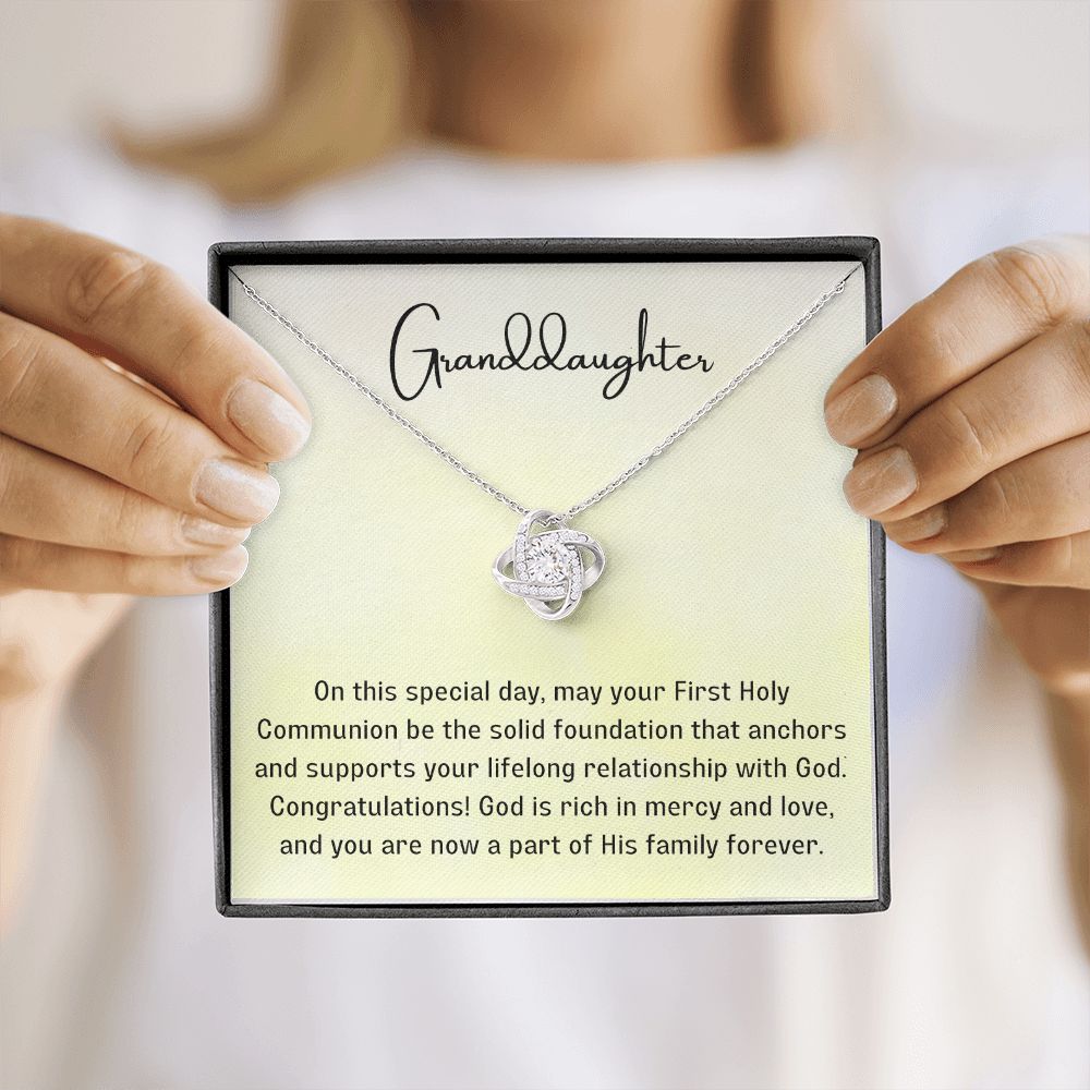 Granddaughter First Communion Gift | Confirmation Gift Present for Granddaughter | Holy Confirmation Gift Girl Present From Grandparents