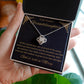 1st Communion Gifts for Granddaughter, Christening, Baptism, Confirmation, Necklace & Meaningful Message in Gift Box from Grandmother