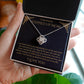 Stepped Up Mom Knot Necklace 21