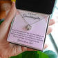 1st Communion Gifts for Granddaughter, Christening, Baptism, Confirmation, Necklace & Meaningful Message in Gift Box from Grandmother