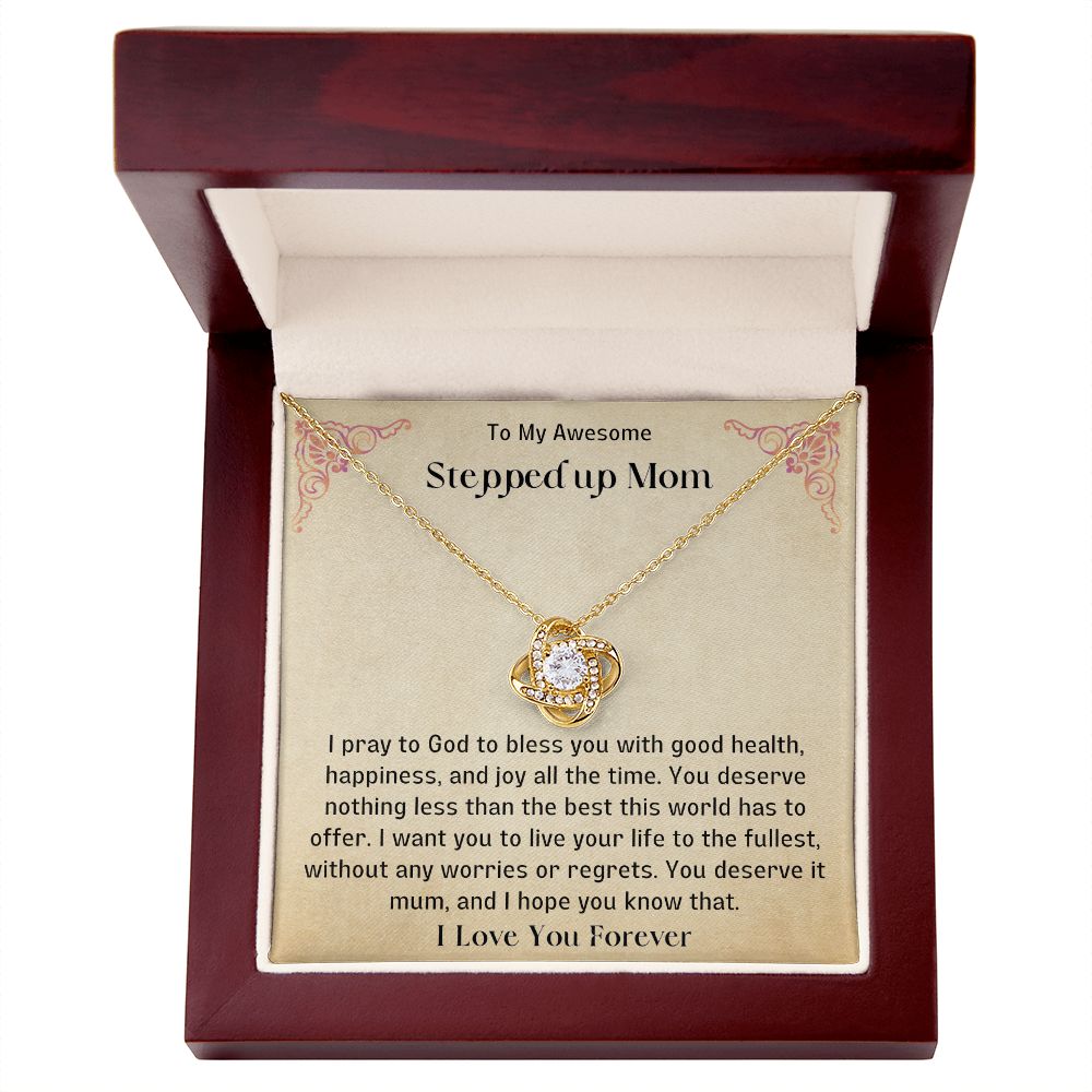 Stepped Up Mom Knot Necklace 4
