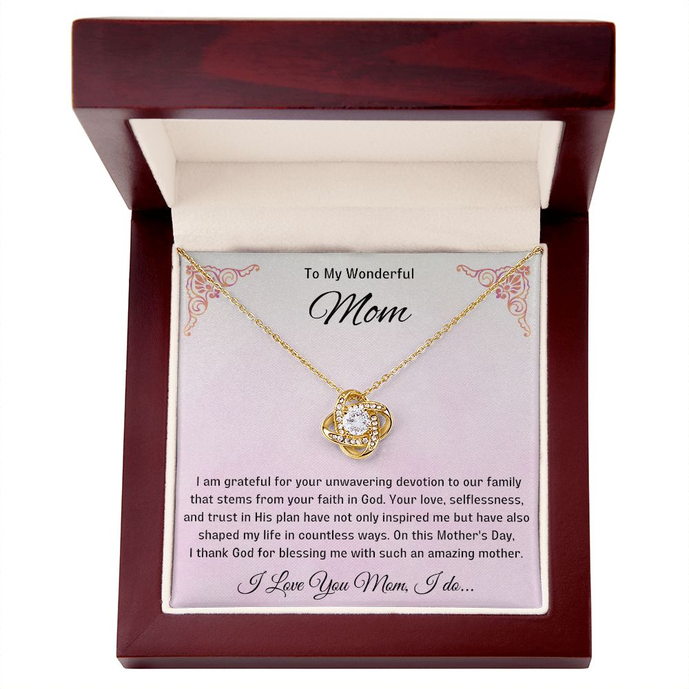 Mum Knot Necklace