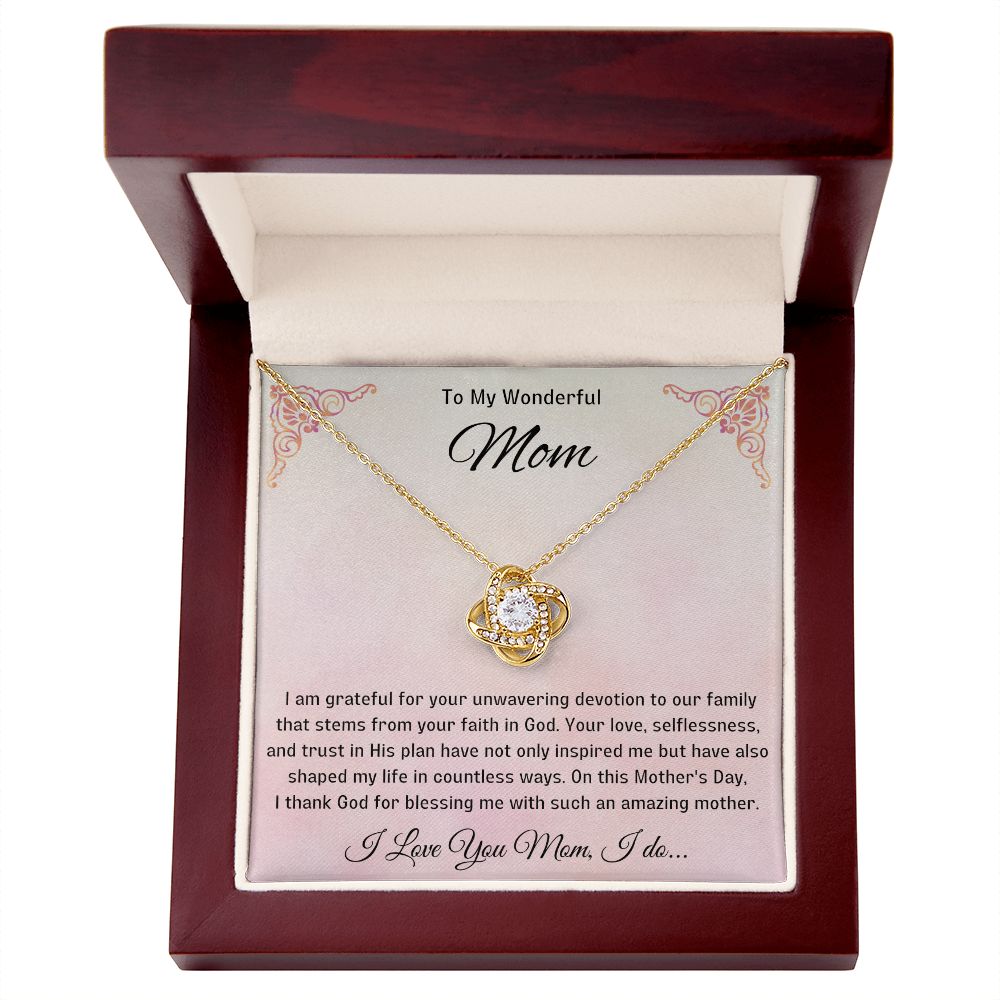 Mum Knot Necklace