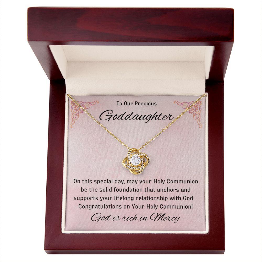 Goddaughter 1st Communion Gifts, Christening, Catholic Gift, Confirmation, Girl Necklace & Best Wishes in Gift Box from Godmother