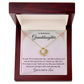 1st Communion Gifts for Granddaughter, Christening, Baptism, Confirmation, Necklace & Meaningful Message in Gift Box from Grandmother