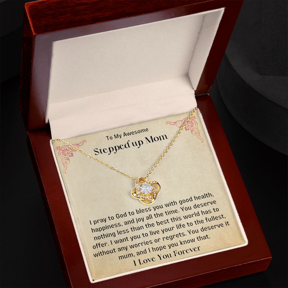 Stepped Up Mom Knot Necklace 4