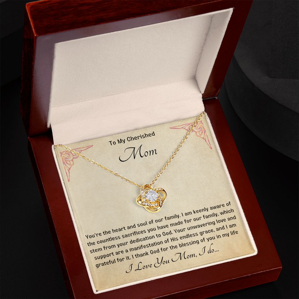 Mum Knot Necklace
