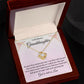 1st Communion Gifts for Granddaughter, Christening, Baptism, Confirmation, Necklace & Meaningful Message in Gift Box from Grandmother